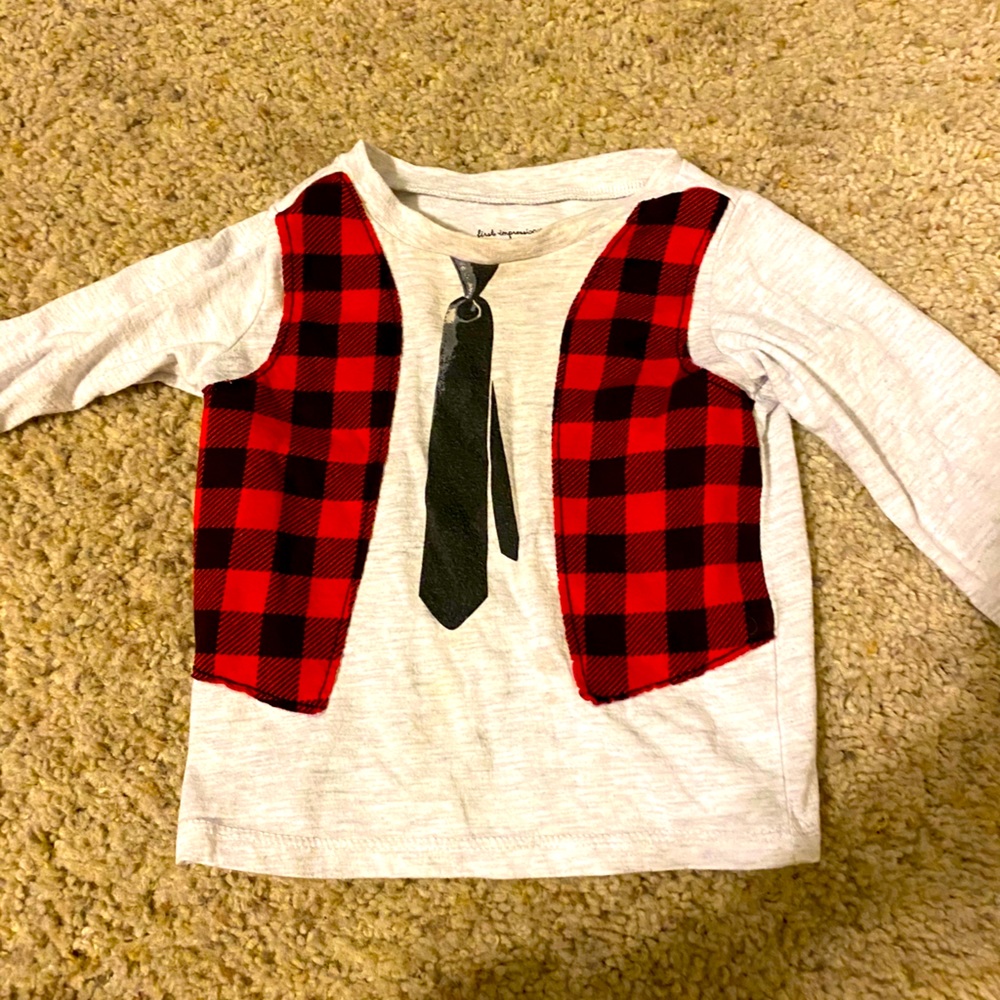 Christmas baby top 12 months